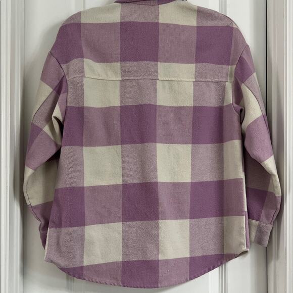 H&M Lavender and Cream Checkered Shirt - Picture 4 of 6